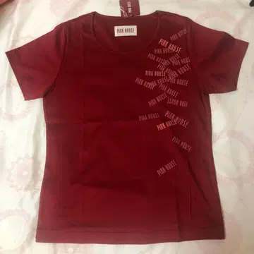 택 포함 새상품 로고 프린트 T셔츠