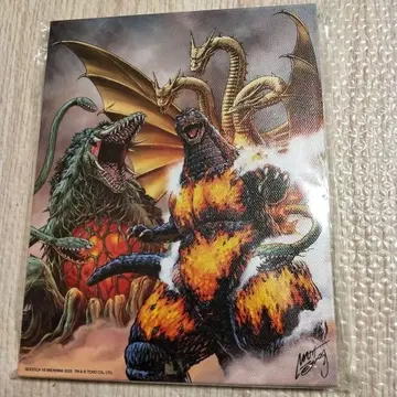 [ 익명 배송 ] 고질라 vs 에노시마 텍스타일 픽처 보드 미개봉 새상품