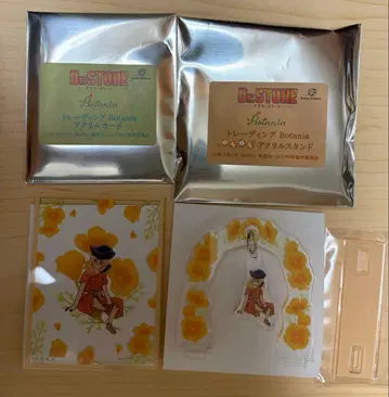 Dr.STONE botania 흔들흔들 아크릴 스탠드 아크릴 카드 류수이