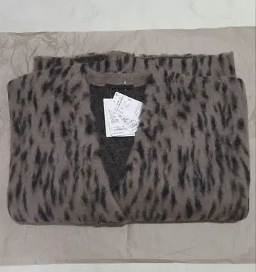 AP STUDIO 레오파드 자카드 가디건