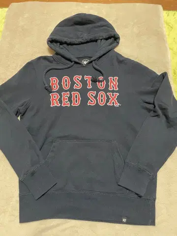 47 보스턴 레드삭스 후드 부착 후드티 네이비 야구