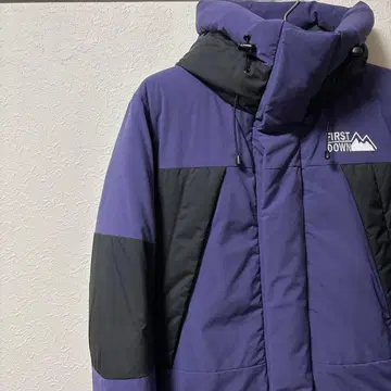 FIRST DOWN 패널 숏 다운 여성용 보라색/블랙