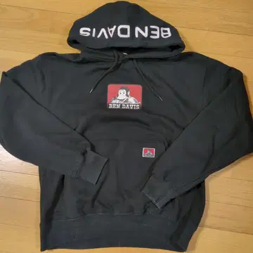 BEN DAVIS 블랙 후드티 블랙 M