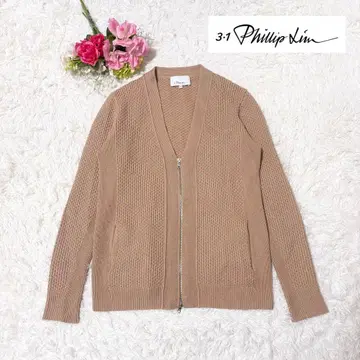 [새상품급] 31 필립림 니트 가디건 울 지퍼 베이지