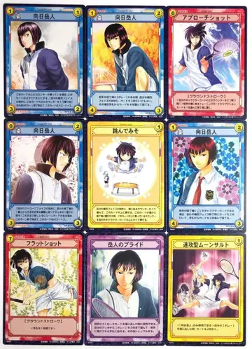 [효테이] 테니스의 왕자님 무카히 가쿠토 트레이딩 카드 세트 트레카 9장