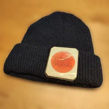 할리우드 런치 마켓 WHO SONG 네이비 니트 모자