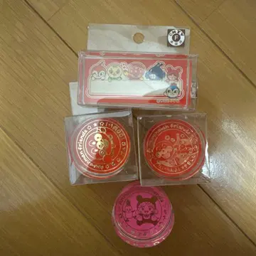 호빵맨 뮤지엄 한정판 인주 4개 세트