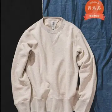 루프 휠러 loopwheeler 빔즈 beams 양 V 맨투맨 sweat