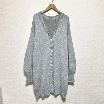 [ 새상품급 ] LOWRYS FARM(로리즈팜) 멜란지 롱 가디건