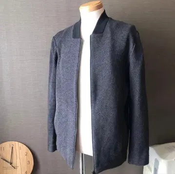 COS 다크 그레이 집업 자켓 구제 의류