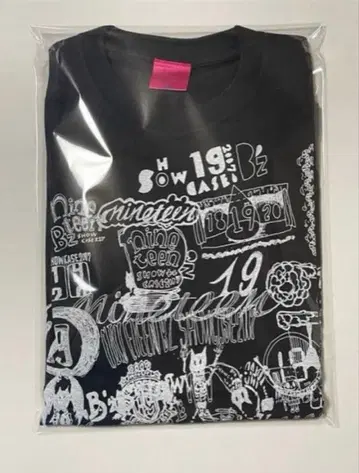 B'z SHOWCASE 2007 19 티셔츠 블랙 S 사이즈