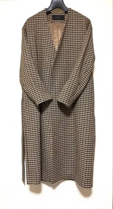 Liesse 울 하운드투스 벨트 코트