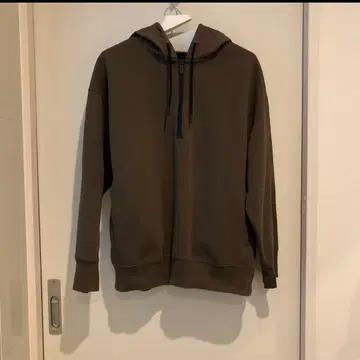 유니클로 플러스 J 하프 지퍼 후드티 (긴팔) 질 썬더 +J