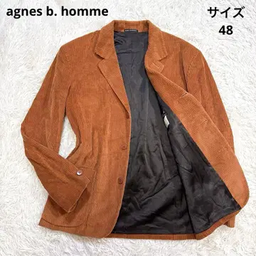 [ 새상품급 ] agnes b. homme 테일러드 자켓 코듀로이 48