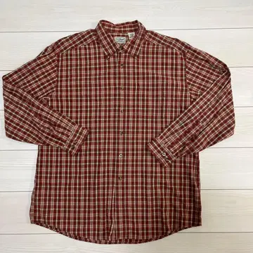 L.L.Bean 체크 무늬 플란넬 셔츠 긴팔