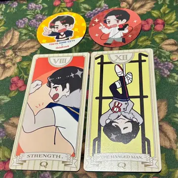 타로 카드 세트 (Strength, Hanged Man)