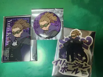 이나즈마 일레븐 키도 유우토 아크릴 카드 캔뱃지 스티커 세트