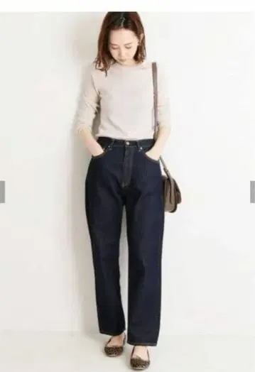 IENA 셀비지 하이라이즈 데님