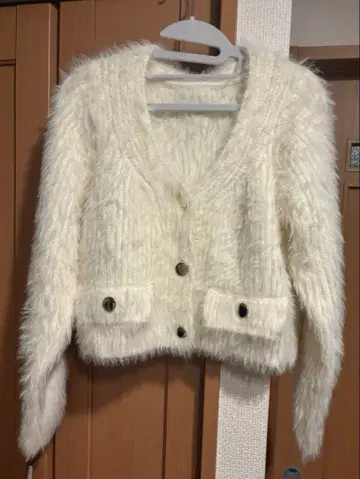 [ GRL ] 샤기 니트 숏 기장 가디건 [yz647]