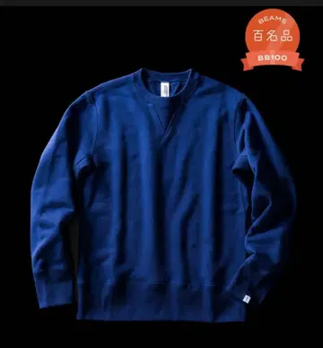 루프 휠러 loopwheeler 빔즈 beams 양 V 맨투맨 sweat