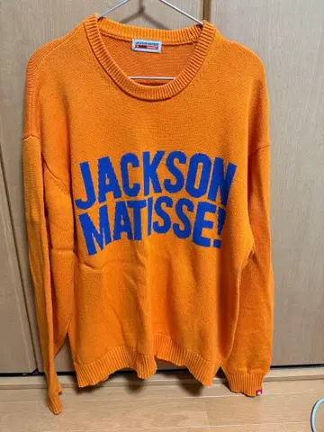 JACKSON MATISSE 오렌지 스웨터
