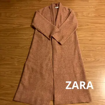 새상품급! ZARA 롱 코트 적갈색