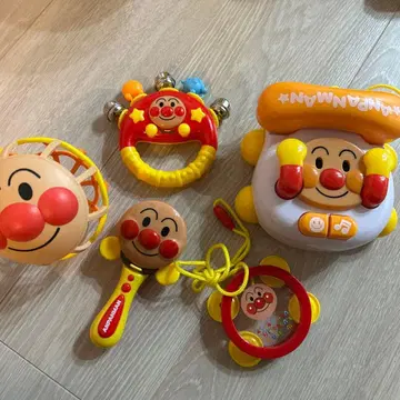 호빵맨 완구 5종 세트 새상품급 미사용!