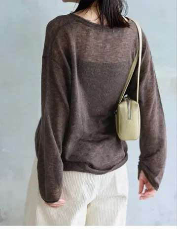 시어 알파카 MIX 풀오버