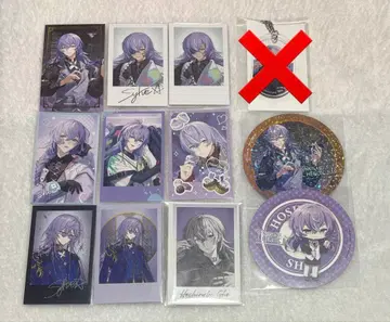 니지산지 호시미치 쇼 폴라로이드 코스터 묶음 판매