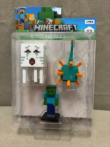 새상품! Minecraft Toppeez 3체 세트