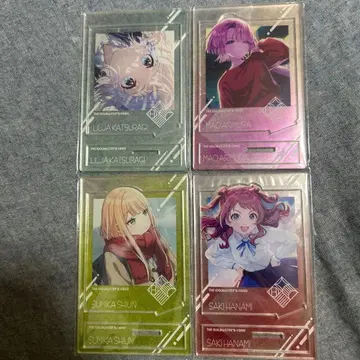 학원 아이돌 마스터 아크릴 사진 스탠드