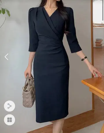 사이드 셔링 드레스 [ 완판템 ]