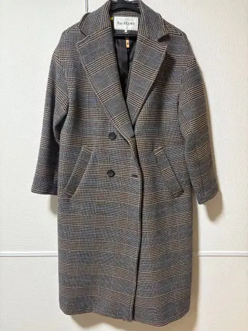 [ Ray BEAMS ] 체크 체스터 코트