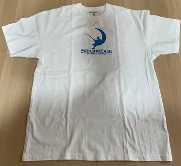 Stabridge 낚시 T셔츠 화이트 매장 한정판