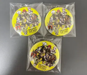 스트리트 파이터 6 GRAPHT CUP 특전 캔뱃지 키링 3종