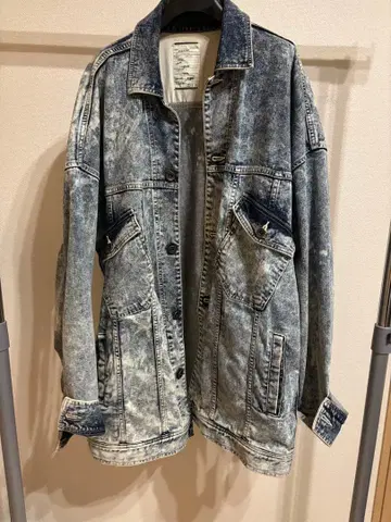 SHAREEF 페이드 가공 데님 자켓