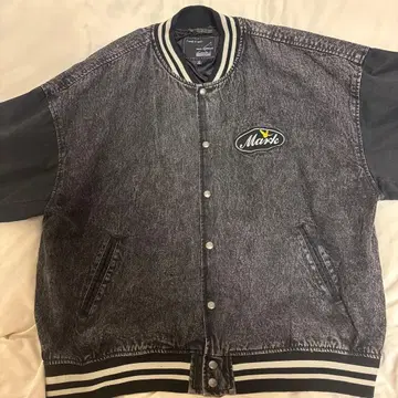 바시티 자켓 Mark Gonzales 그레이 XXL