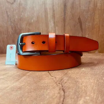 이탈리아 가죽 소가죽 프리 사이즈 캐주얼 남성용 벨트 새상품 미사용