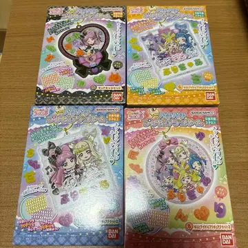 너와 아이돌 프리큐어 파치파치 프리큐어 데코 네임 4개 세트