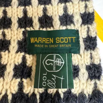 WARREN SCOTT 체크 무늬 머플러