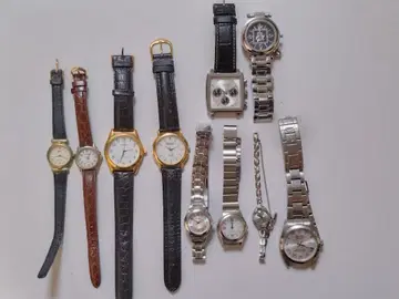 남성용 여성용 손목시계 일괄 정크제품 10개