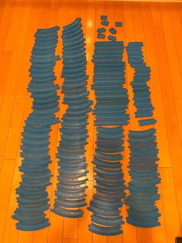 프라레일 레일 세트 파랑 134개 세트