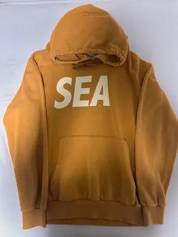 WIND AND SEA 브라운 후드티 L 사이즈