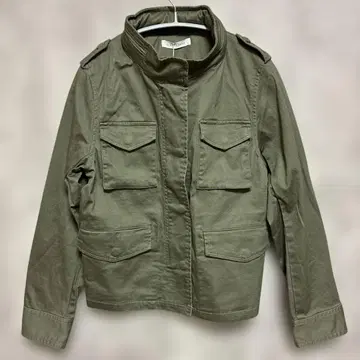 새상품 택 LOWRYS FARM 밀리터리 자켓 M 사이즈 올리브