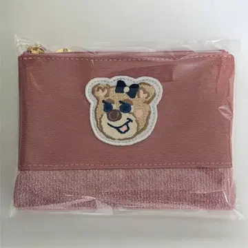 러브리 바이 페이러 올드 테디걸 와펜 파우치 핑크