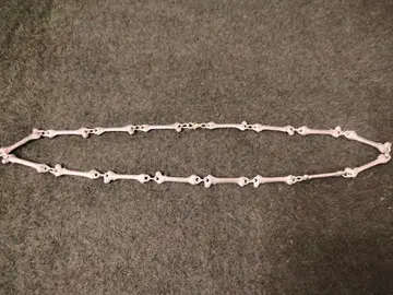 치카노 빈티지 본 디자인 실버 목걸이 3