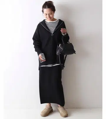 프레임워크 코튼 탄력 하프 지퍼 풀오버