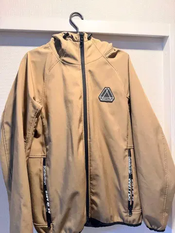 나일론 후드티 베이지