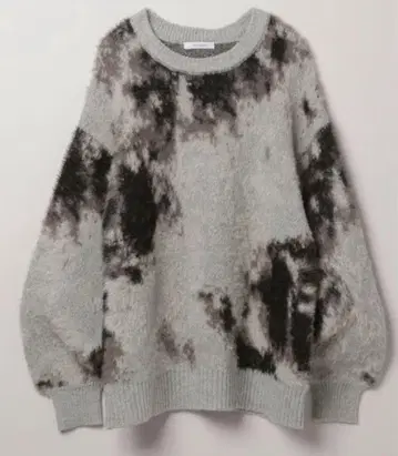 JEANASIS 애니멀 라이크 패턴 풀오버 그레이 계열 기타