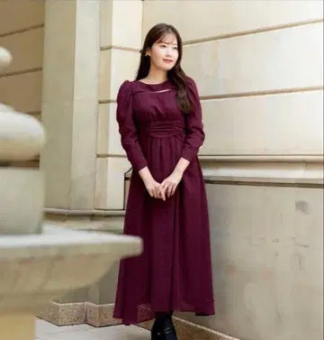 Herlipto Jacquard Cut-Out Chiffon Dress